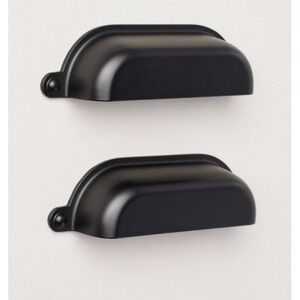 Hearth & Hand 3" Vintage Library 2 Count Drawer Handle Pulls Black Finish